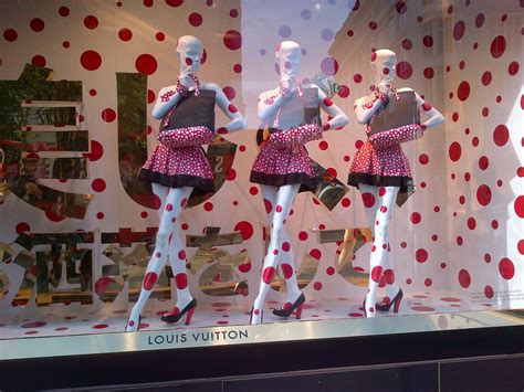 louis vuitton window display|lv polka dot collection.